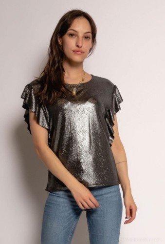 Blusentop elegantes glitzernde - elegantes,