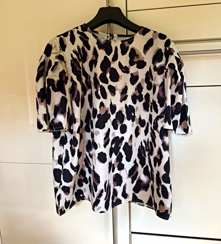 Damen bluse kurzarm rundhals - bluse,