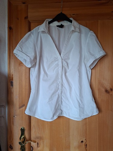 Weiße damen bluse 46 - damen, gr
