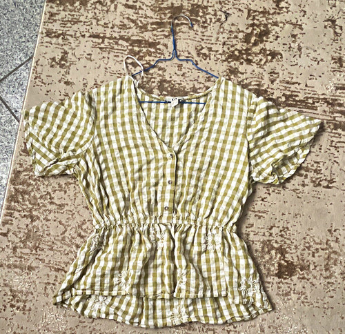 Damen basic bluse kurzarm - c&a,