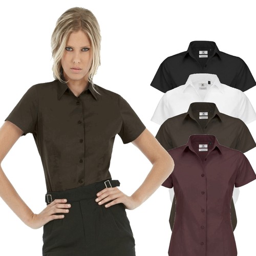 Damen bluse hemd kurzarm shirt - damen,