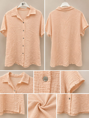 Musselin bluse damen - musselin,
