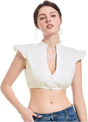 Dirndlbluse damen weiß - dirndlbluse,