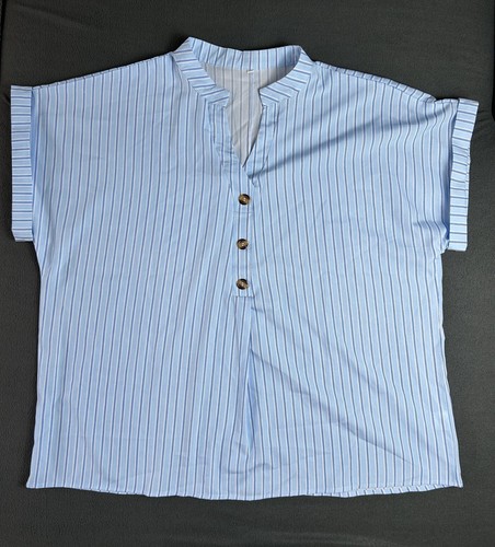 Damen bluse 3xl blau - bluse,