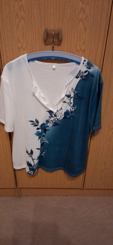 Damen shirt bluse - bluse, kurzarm