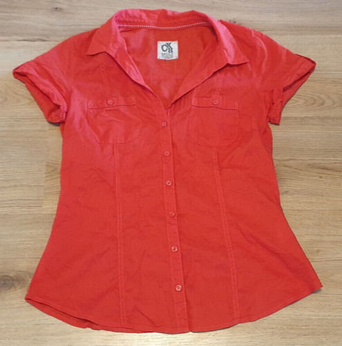 Damen m bluse kurzarm - gr.m,
