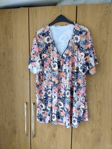 Shirt damenbluse rosa grau - shirt,