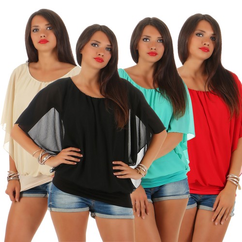 Damen bluse tunika - damen,