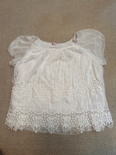 Weiße damenbluse mit spitze - damenbluse,