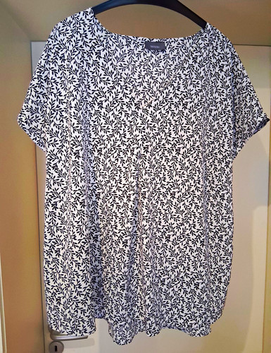 Damen bluse basic - bluse, kurzarm