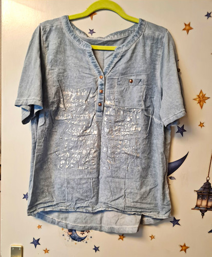 Damen bluse 44 kurzarm - bluse,
