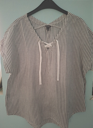Damen bluse leinen baumwolle - damen,