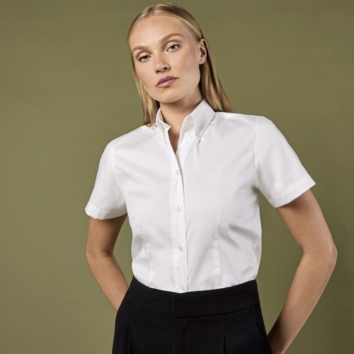 Kustom kit damen bluse kurzarm - kit,