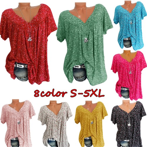 Damen sommer shirt blumen - damen,