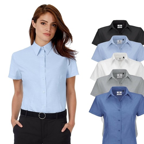 Damen bluse hemd kurzarm shirt - bluse,