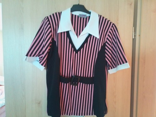 Bluse mit krageneinsatz m - mit,