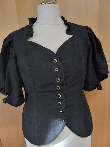 Bluse aus wildseide vintage - bluse,