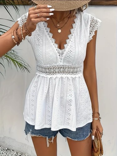 Damen tunika bluse weiß - tunika,