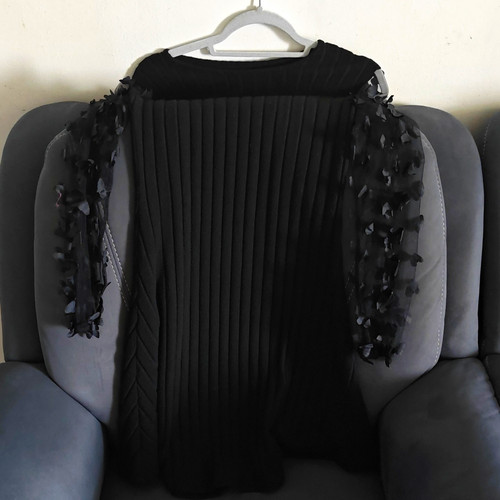 Damen bluse schwarz plissee - damen,