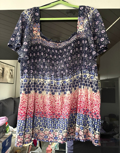 Monsoon damen bluse kurzarm - monsoon, xl